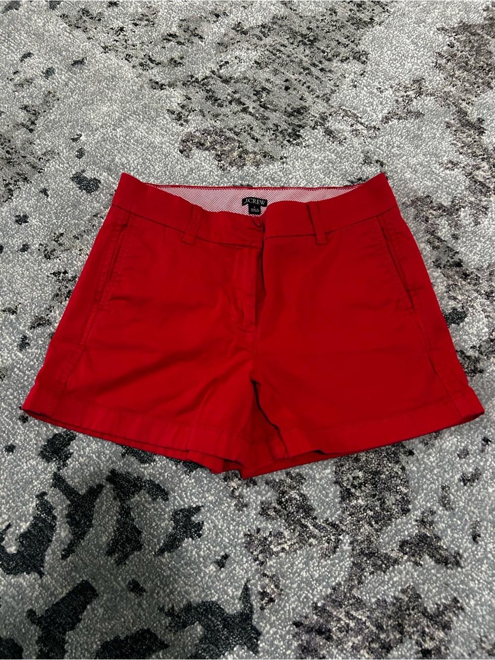 J. Crew Bright Red Women's Chino Bermuda Shorts